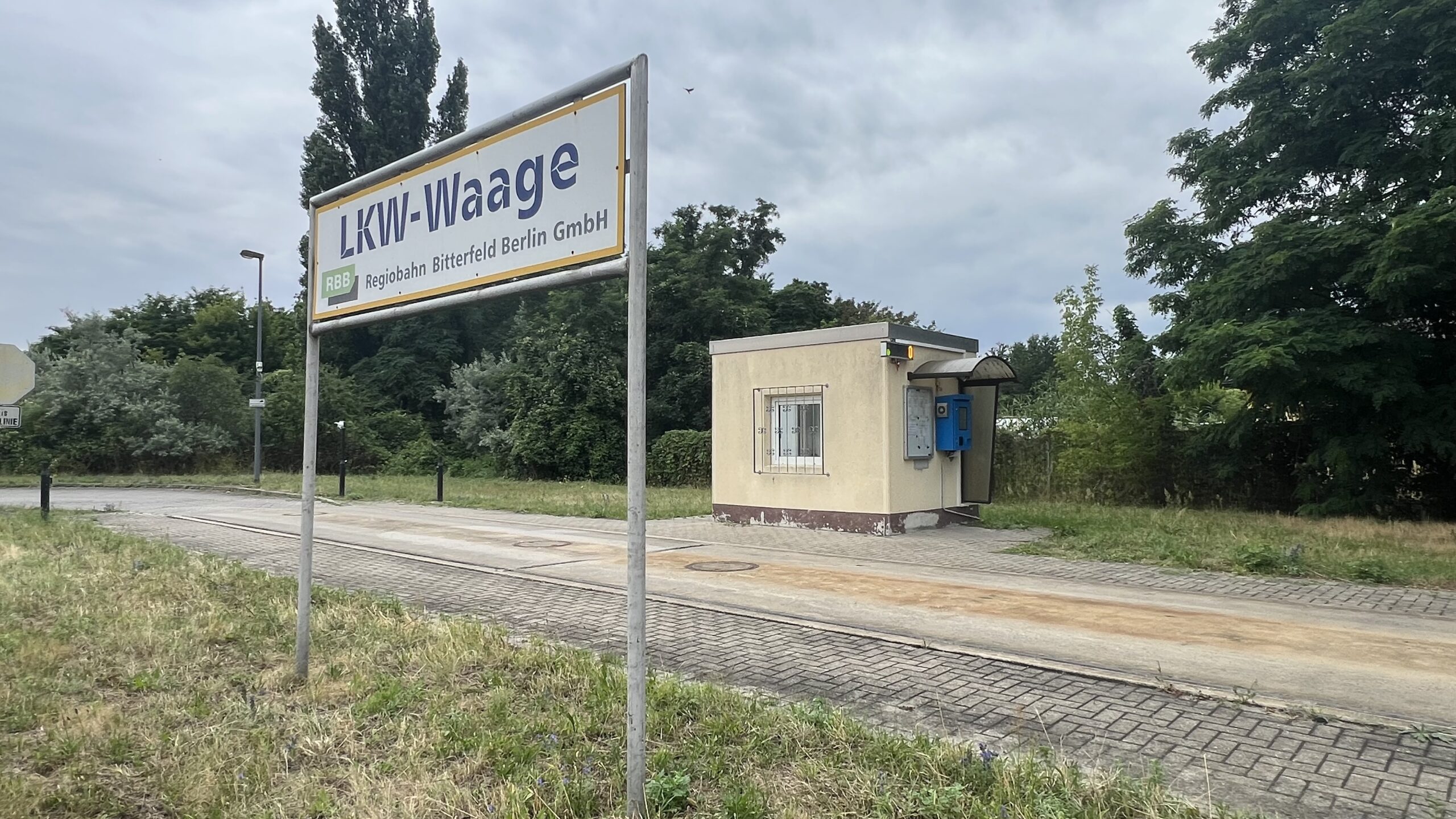 Reginalbahn Bitterfeld Berlin – öffentliche Waage